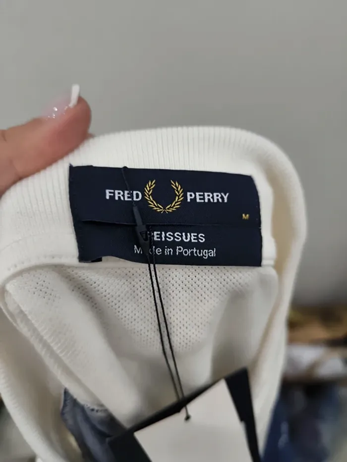 Fred Perry polo en tissu éponge à empiècements taille M neuf - photo numéro 6