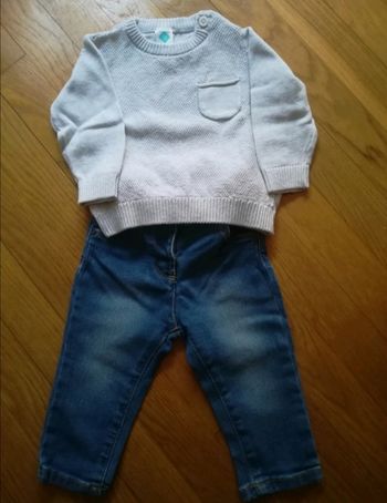 Pull + jeans