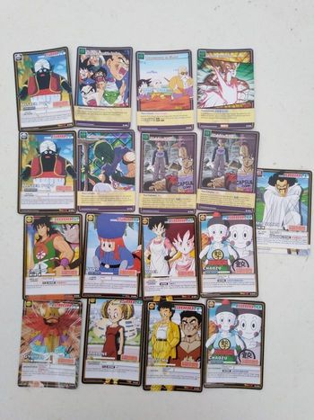 Lot de 17 cartes dragon Ball z, collection,  manga