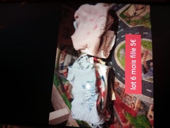 Lot 6 mois fille