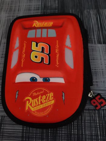 Trousse plate organiseur Flash McQueen Cars