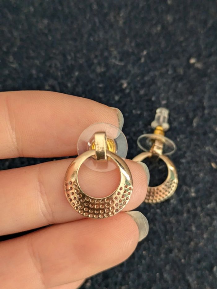 Petites créoles dorées