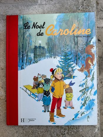 Livre rare reliure rouge édition limitée Caroline Le Noël Pere Fête album bd Pierre Probst