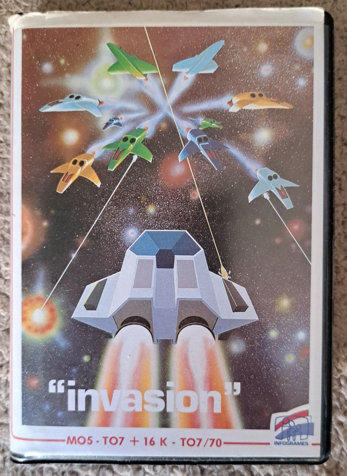 Ancien jeu Invasion pour Thomson MO5 et TO7 - photo numéro 1