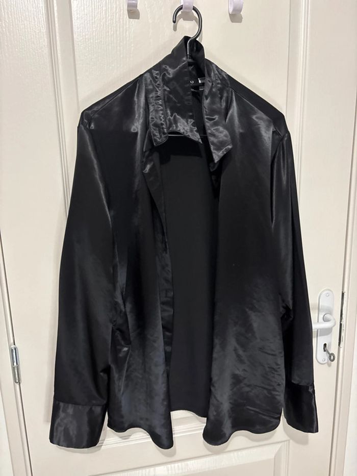 Chemise satin noir H&M S Achat occasion Chemises (femme) H&M