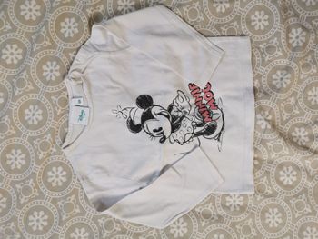 T-shirt Minnie blanc Disney baby 18 mois