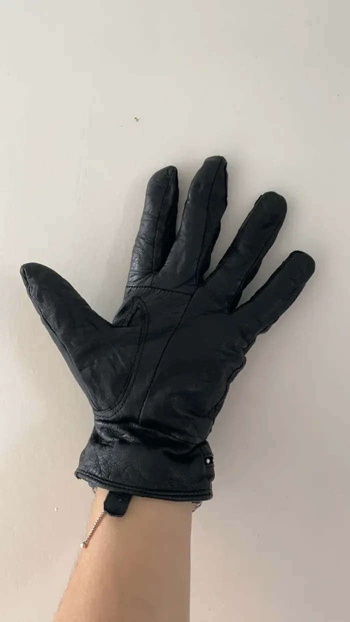 Gant faux cuir - photo numéro 2