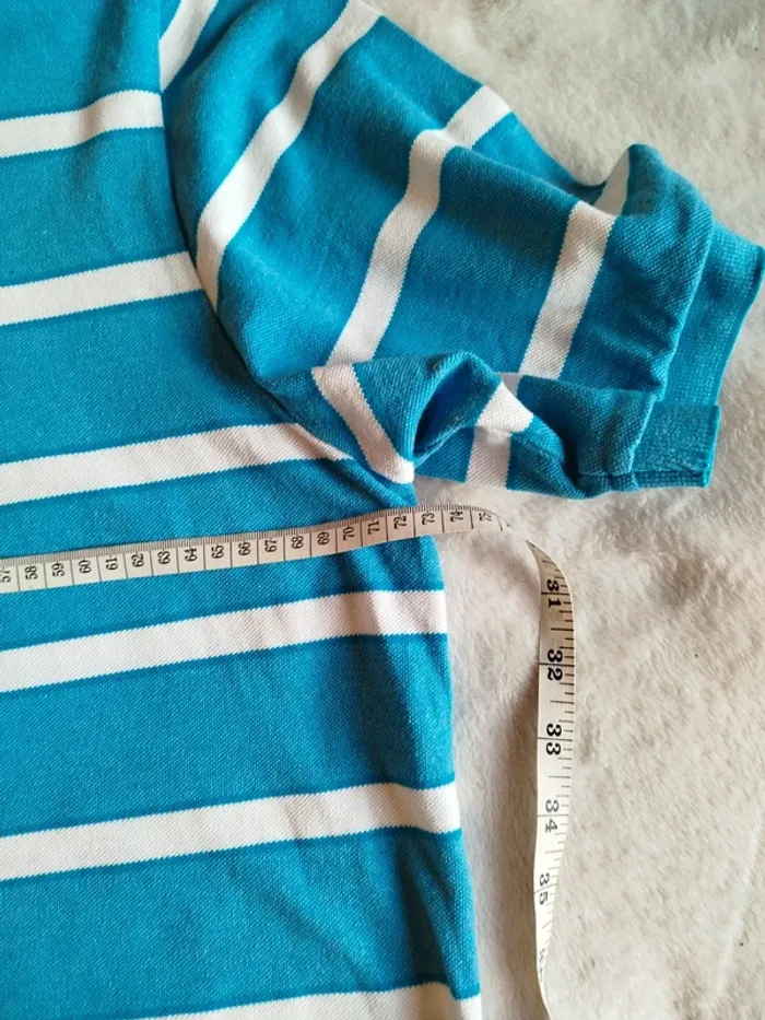 Polo US Polo Assn bleu rayé blanc - photo numéro 11