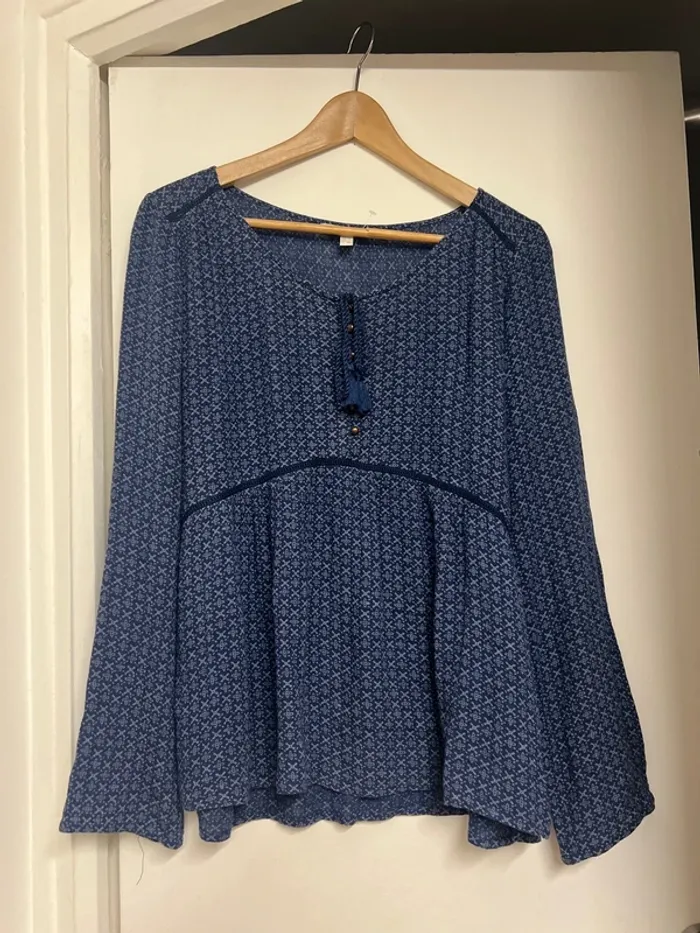 Sublime blouse vintage parisienne - springfield - neuve - taille 42 - photo numéro 2