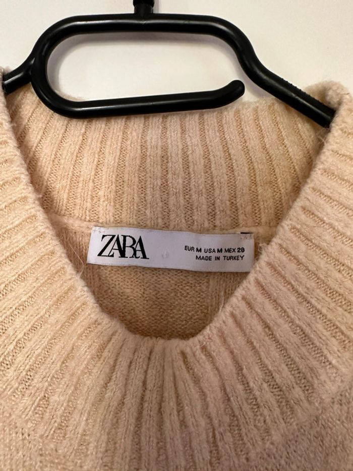 Pull beige Zara taille L - photo numéro 3