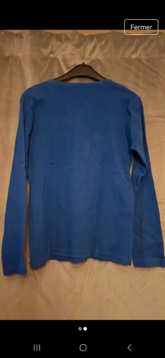 Tee-shirt à manches longues Petit Bateau 12ans - photo numéro 2