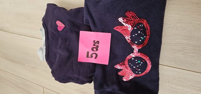 Lot de 2 pulls mi saison chic 5 ans - photo numéro 2