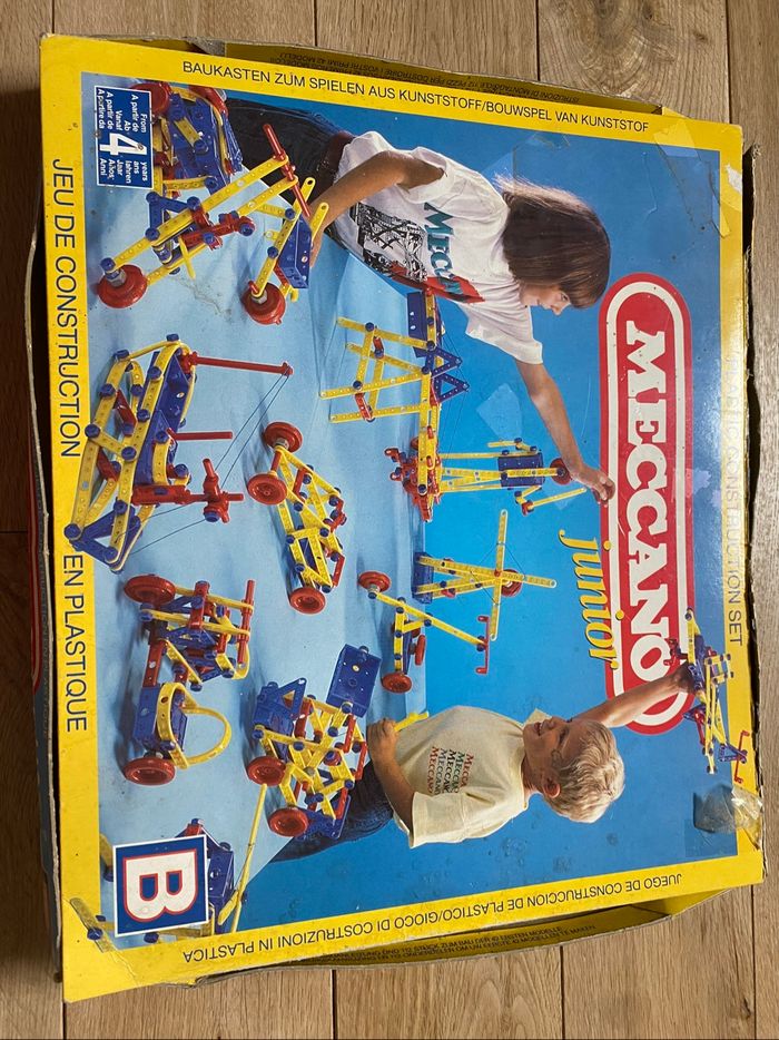Boîte de Meccano vintage
