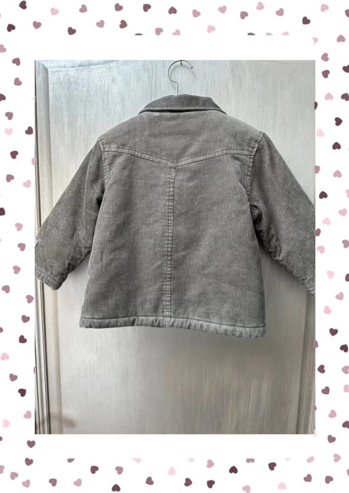 Manteau en velours marron 2/3 ans - photo numéro 8