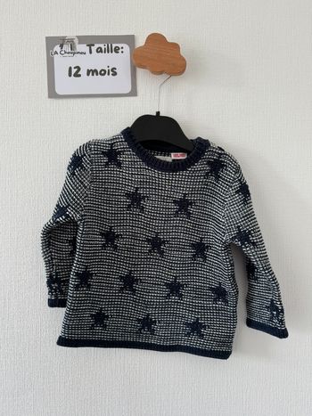 Pull étoile - taille 12 mois 🌼
