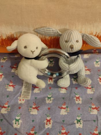 Hochet Jacadi mouton lapin