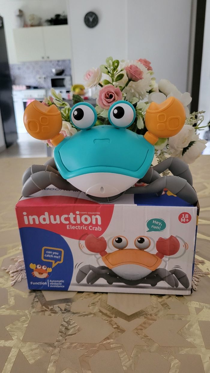 Crabe qui bouge et danse