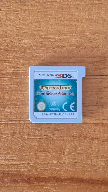Jeu 3DS en loose " Professeurs layton et l'héritage des Aslantes "