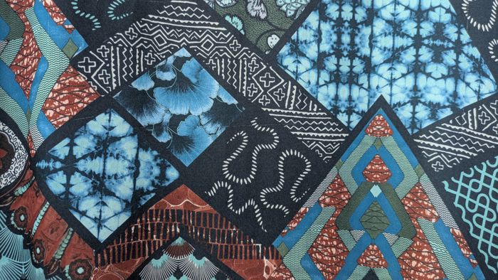 Kimono bohème aux tons turquoise - photo numéro 9