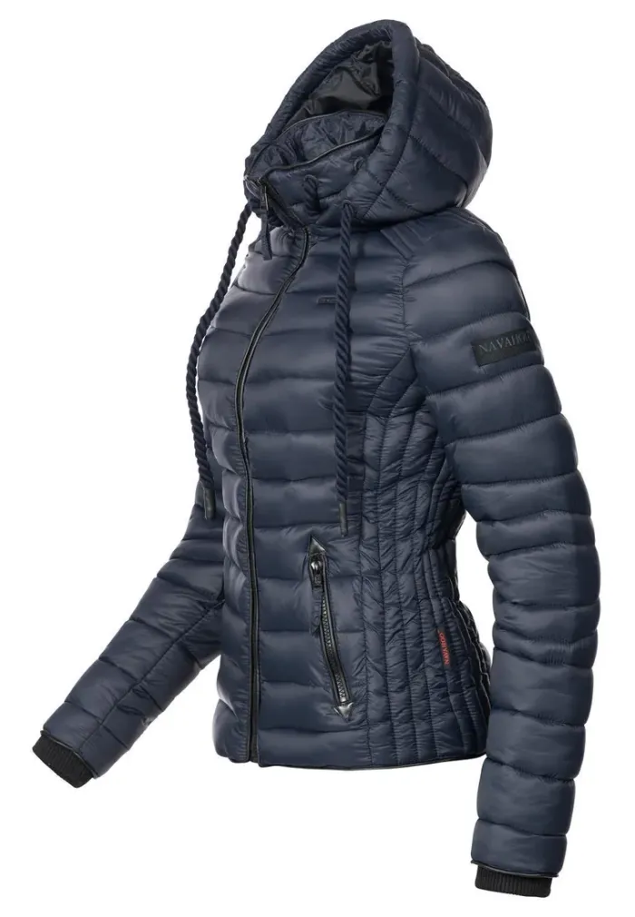 Zalando - Navahoo Lulana, Veste matelassée pour Dame mi-Saison Bleu Foncé XXL - Zalando - photo numéro 4