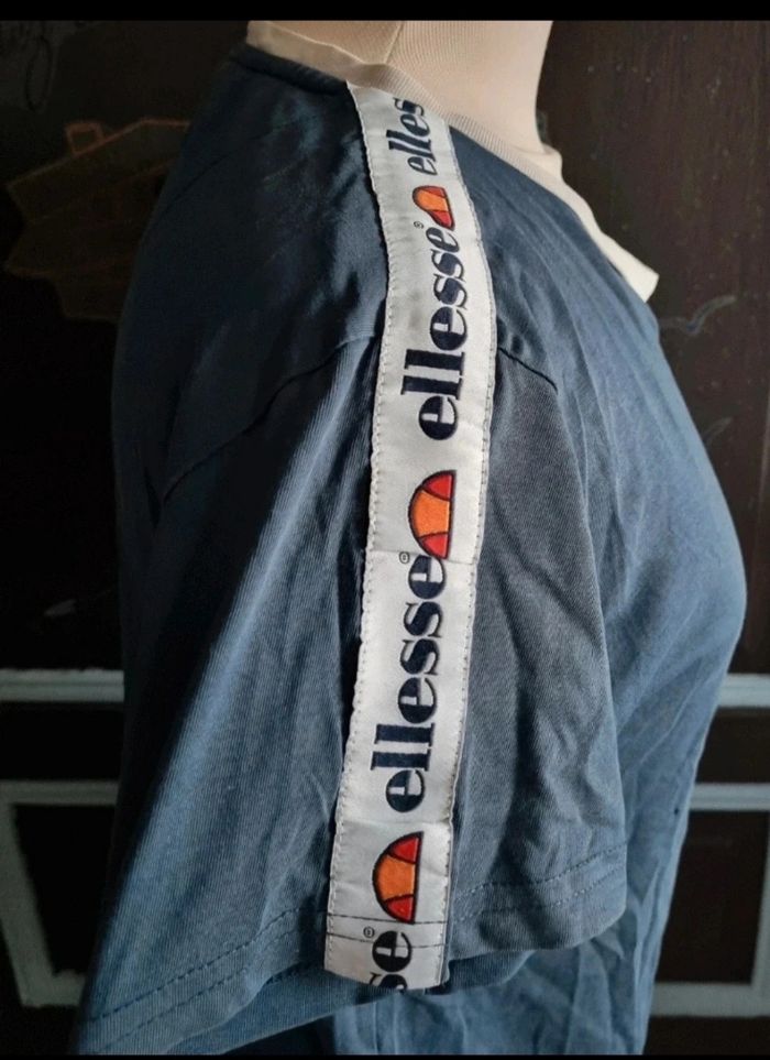 T-shirt marine Ellesse taille S mixte - photo numéro 4