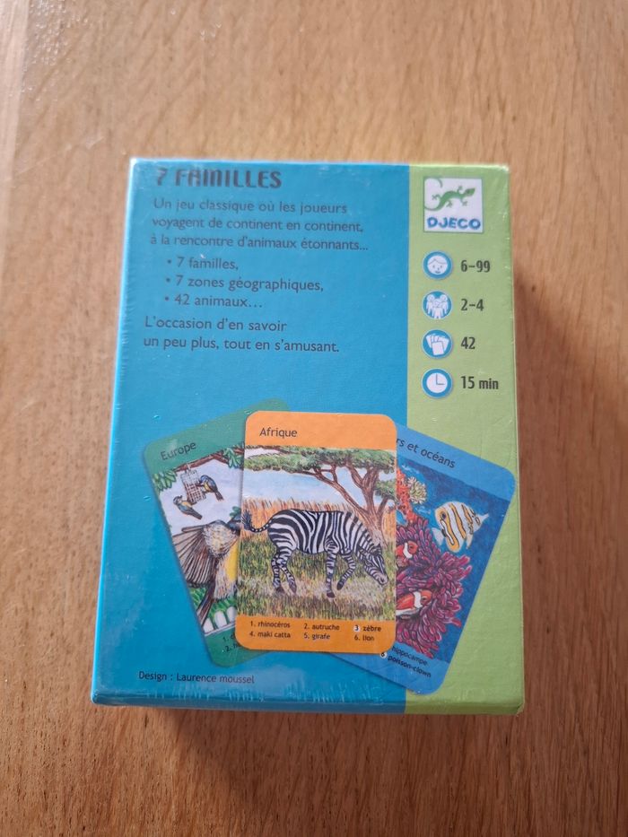 Jeu carte 7 familles - photo numéro 2