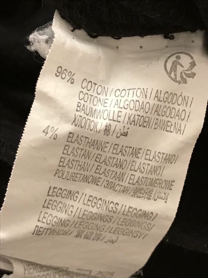 Lot Legging + Jegging noirs 10 Ans - photo numéro 7