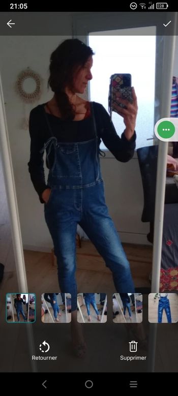 Salopette femme 36 jean c71