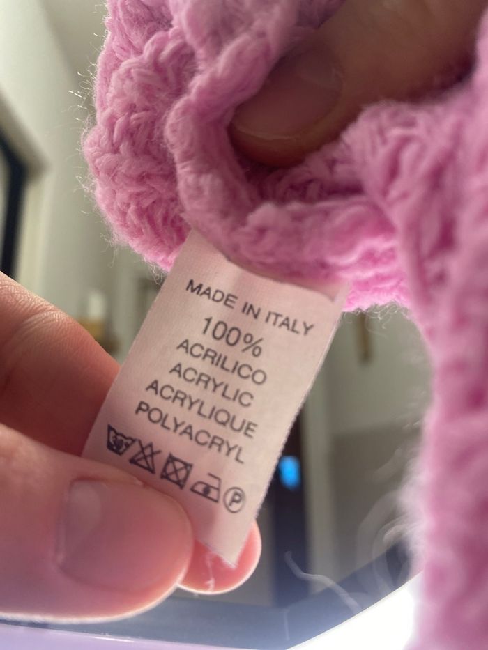 Super petit pull rose ajustable taille unique - photo numéro 4