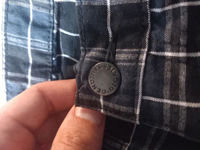 Short Oversized Dickies Vintage Bleu à carreaux (N°18) - photo numéro 9