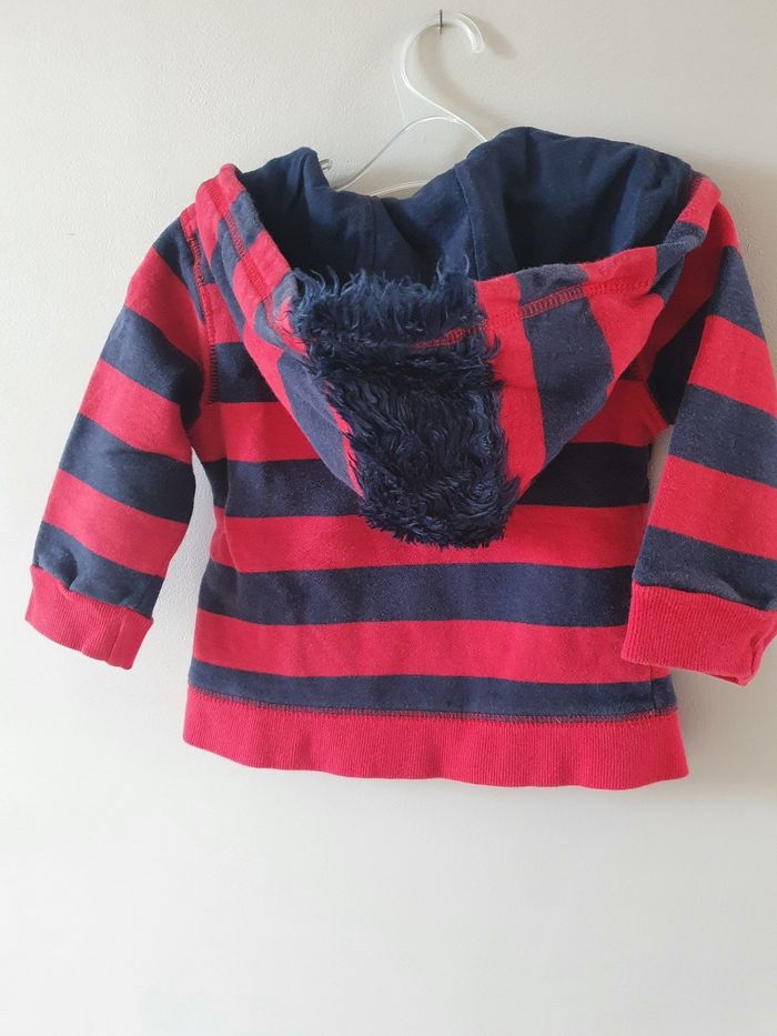 Sweat à capuche zippé 12 18 mois sprout - photo numéro 4