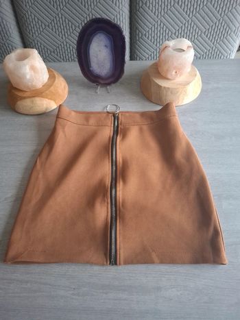 Jupe trapèze camel taille 36