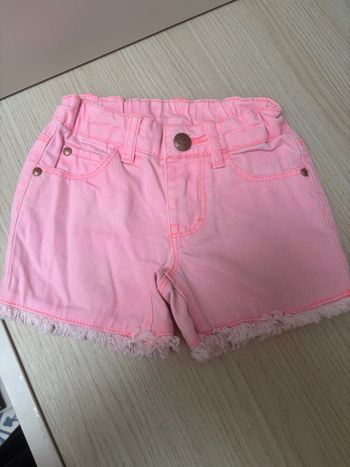 Short en jean rose Z taille 4 ans
