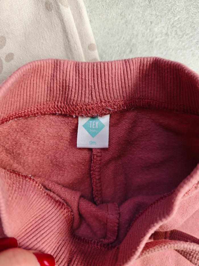 9 mois - lot de 2 joggings fille (Tex) - photo numéro 3