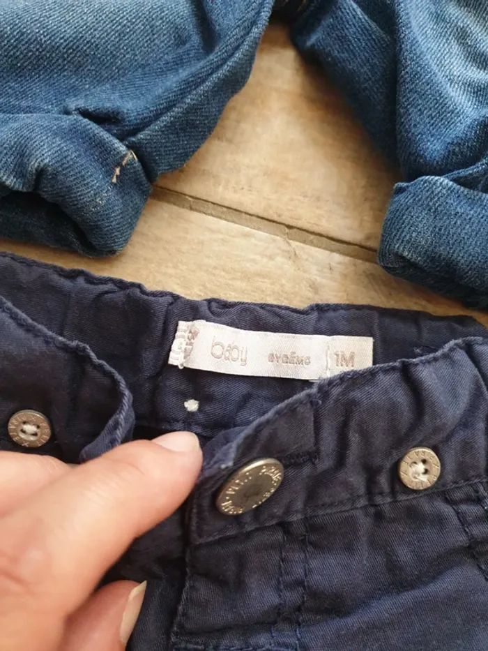 Lot 5 pantalons 1 mois - photo numéro 2