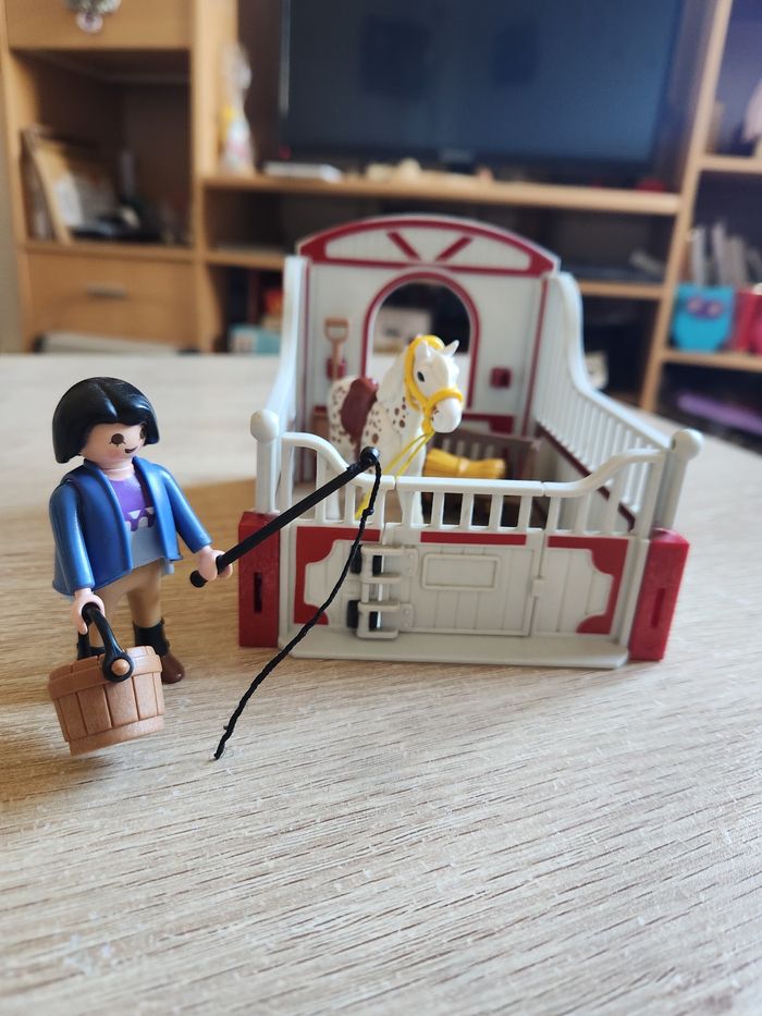 Playmobil 5107 – Box à cheval 🐴 Complet – Bon état