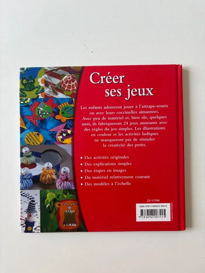 Livre créer ses jeux loisirs créatif pour enfants - photo numéro 2
