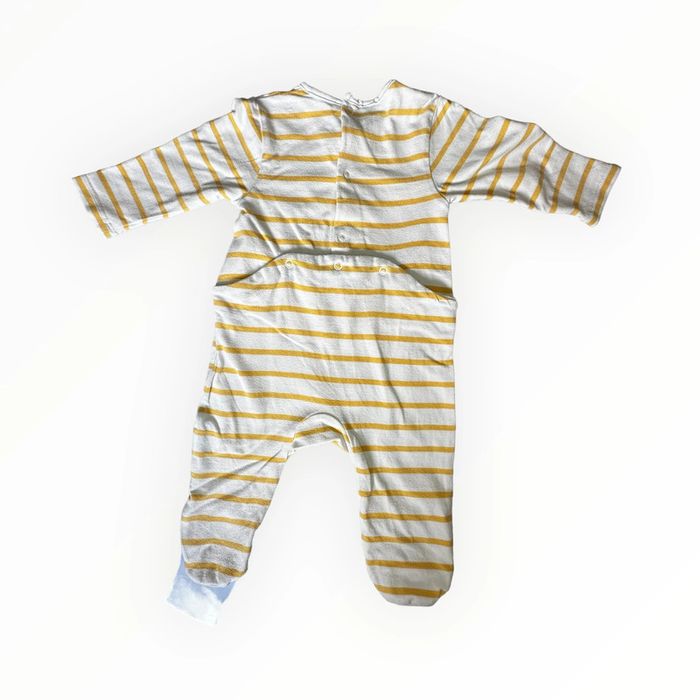 Pyjama marinière jaune Marese 3 mois TBE (11€) - photo numéro 7
