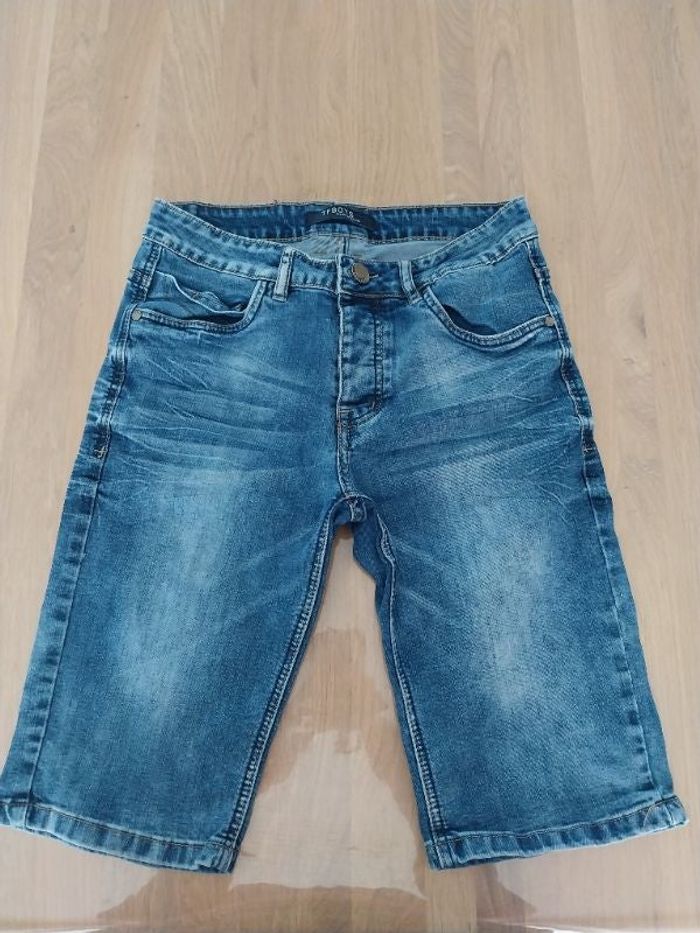 Short en jeans