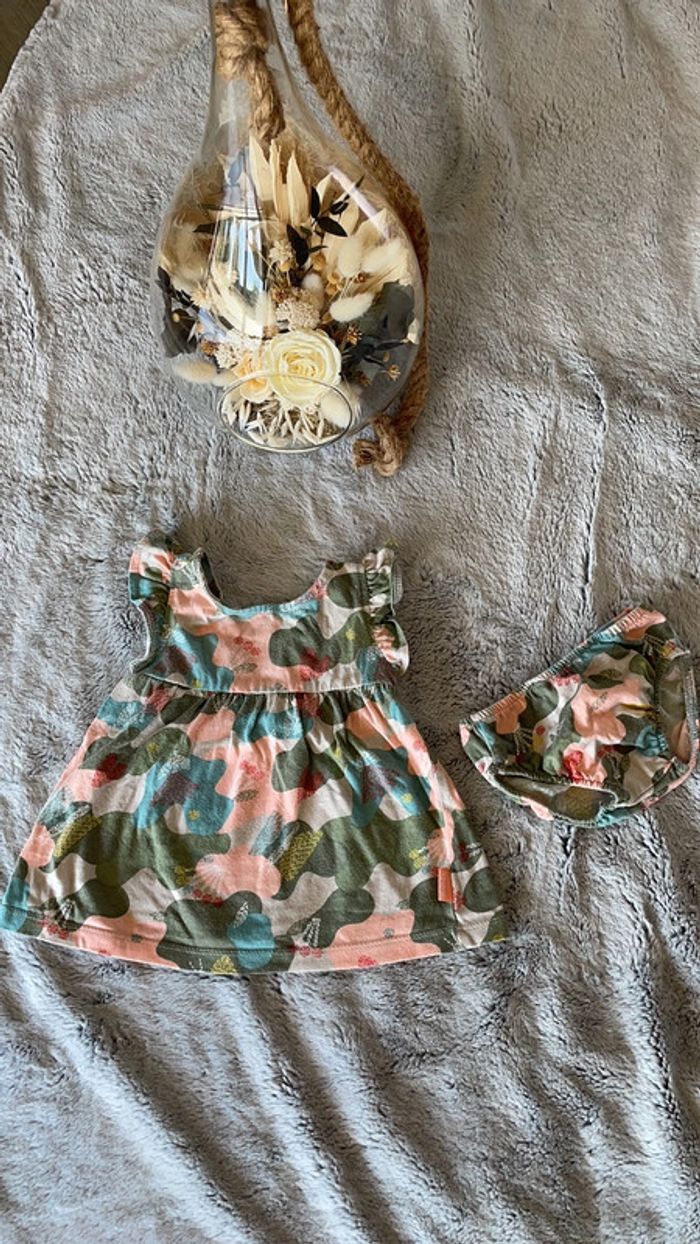 Robe et culotte boboli 6 mois