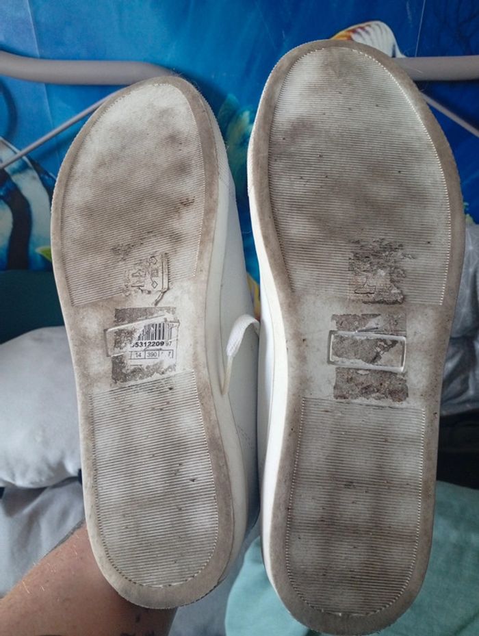 Baskets homme blanches 42 - photo numéro 3