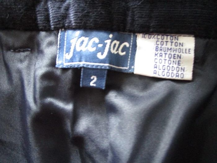 Pantacourt velours vintage marine 38 TBE - photo numéro 8