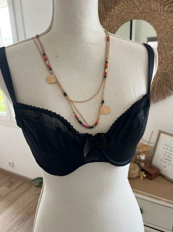 Soutien gorge qualité Darjeeling noir taille 85E