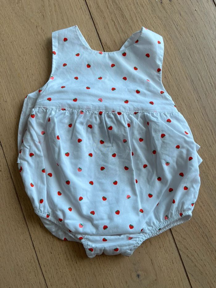 Barboteuse fraise jacadi