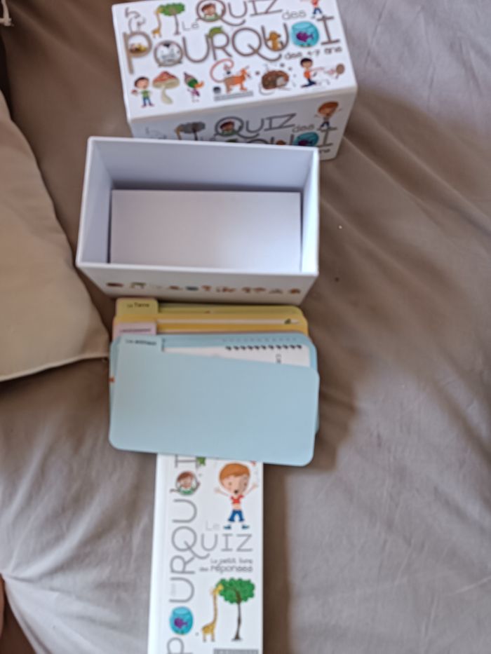 Jeu éducatif enfant le quiz des pourquoi 4-7 ans