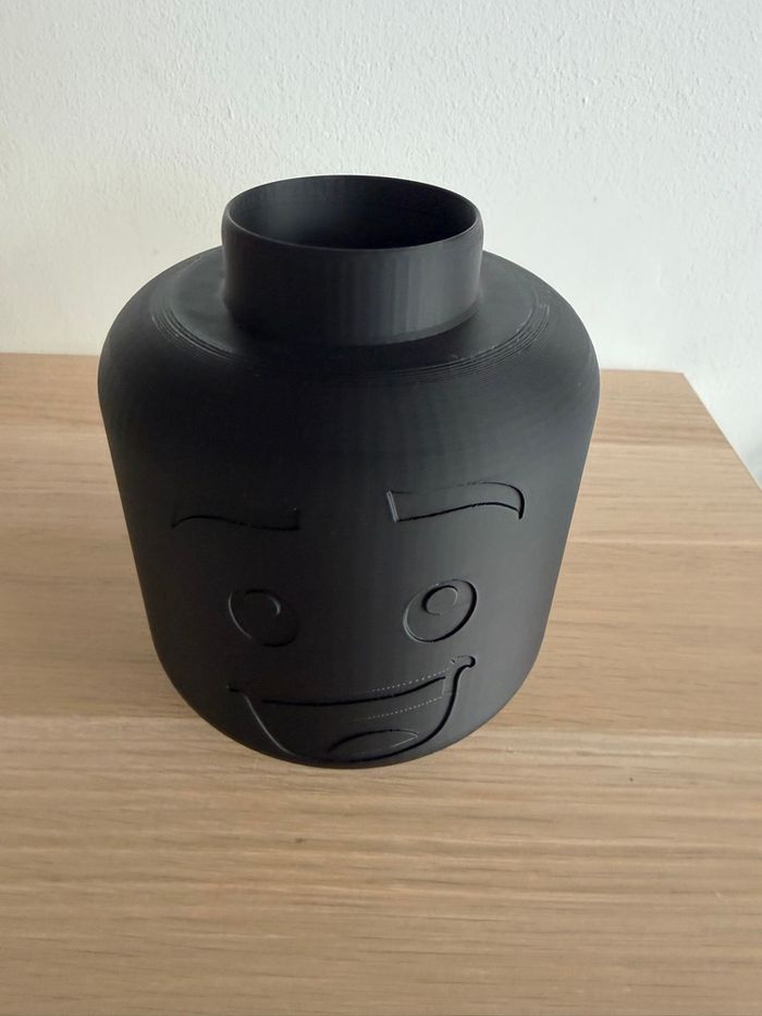 Vase visage lego idéal fleurs lego 3D - photo numéro 2