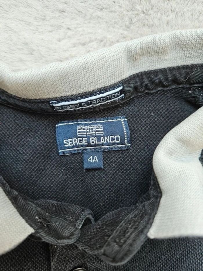 Polo Serge Blanco noir et gris 4 ans - photo numéro 6
