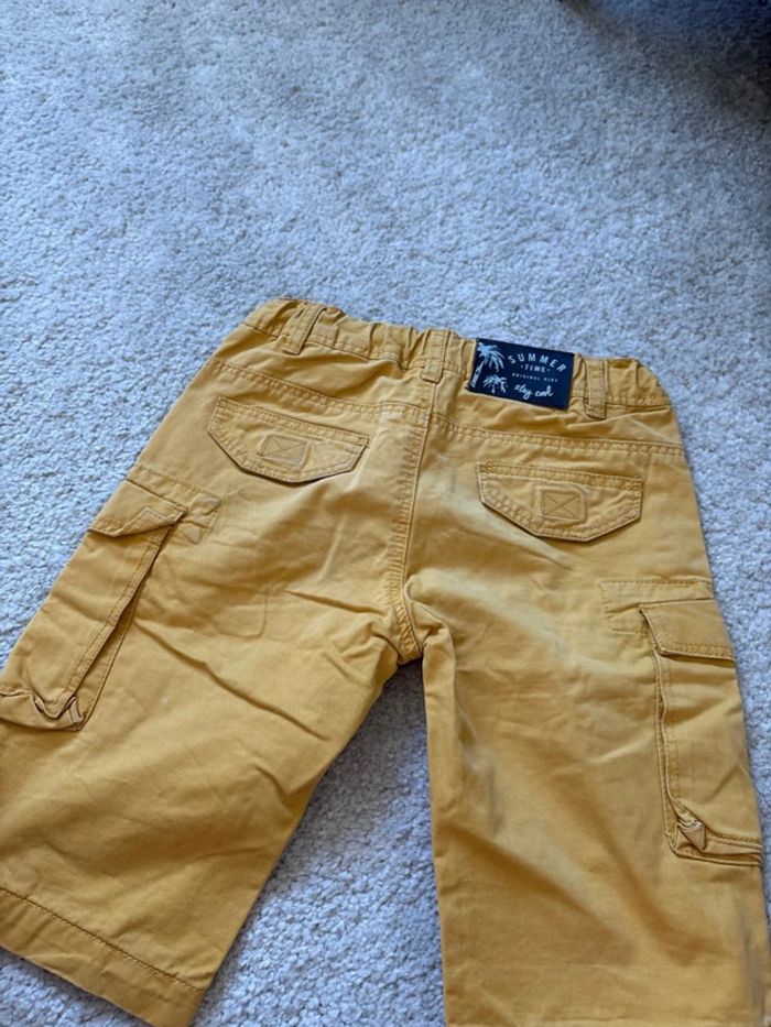 Bermuda jaune tape à l’œil taille 8 ans - photo numéro 6