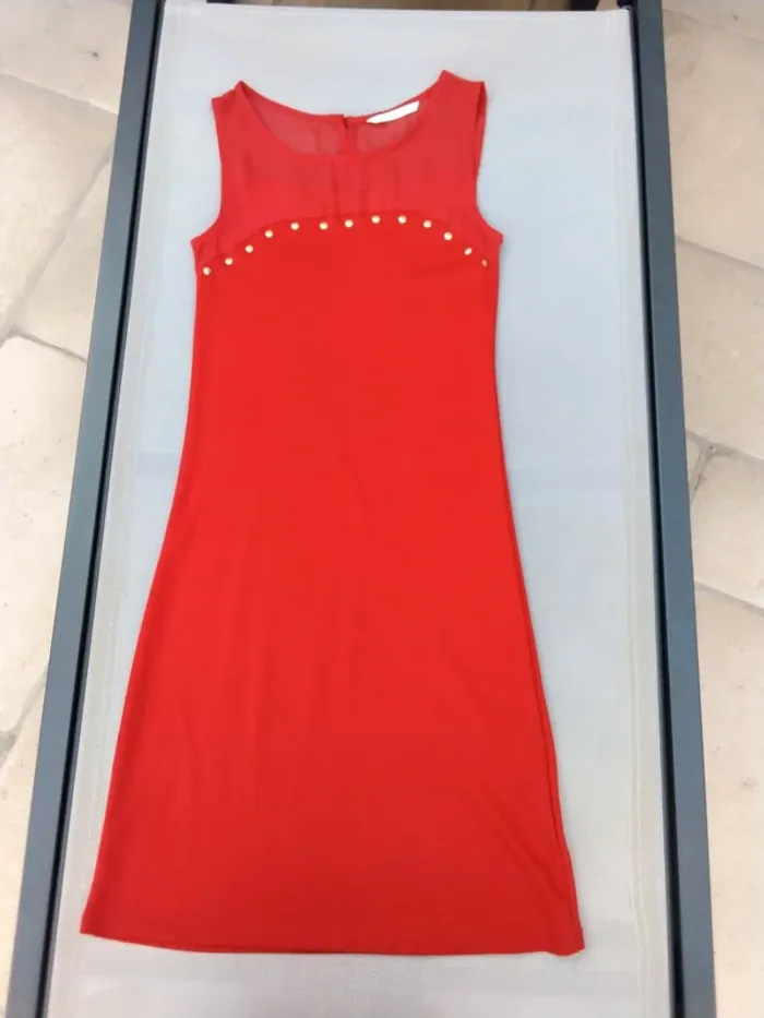 Robe rouge taille S