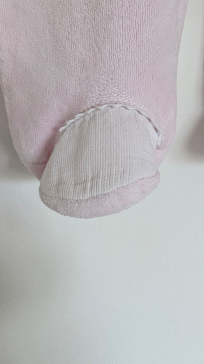 Pyjama chic velours rose  Jacadi 6 mois - photo numéro 4